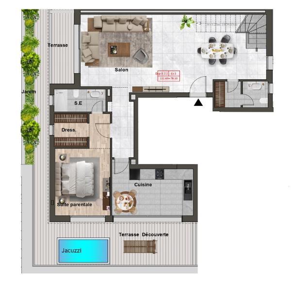 DUPLEX Niveau 1 - B7.1 | S+3